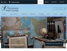 Tablet Screenshot of map-centre.com.au